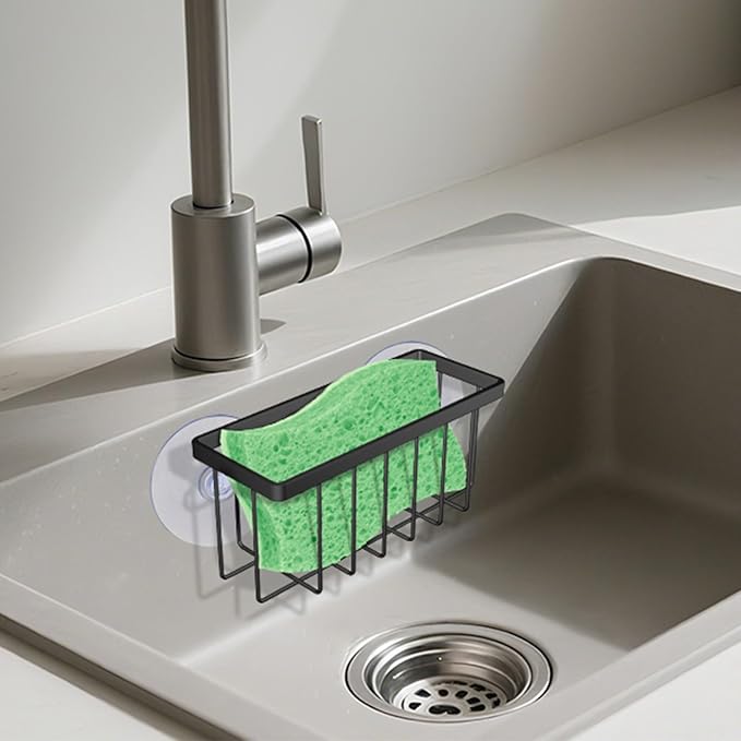 Sponge Holder for Kitchen Sink, Kitchen Sponge Holder, Sink Caddy for Sponges