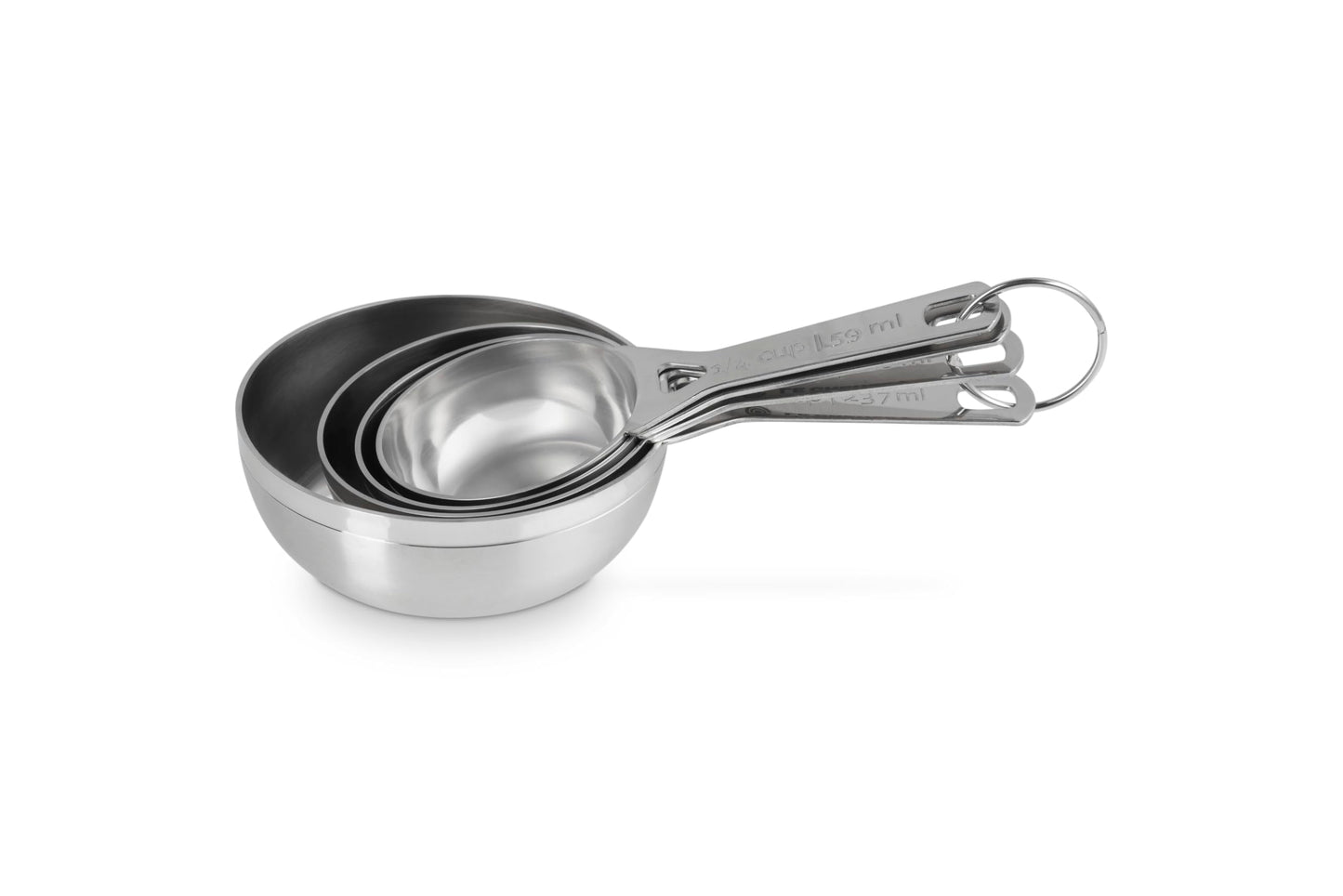 Le Creuset Stainless Steel Measuring Cups, Set of 4