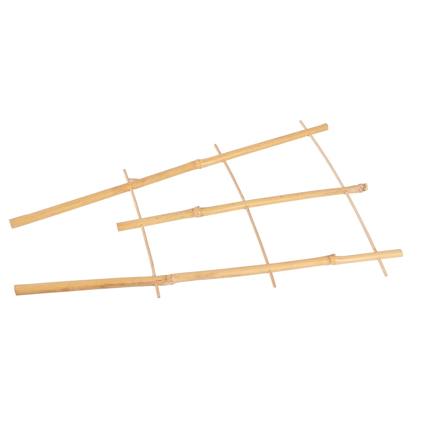 Natural Bamboo Trellis 15 Inches for Climbing Plants, Bamboo Trellis Potted Plant - 3 Pack