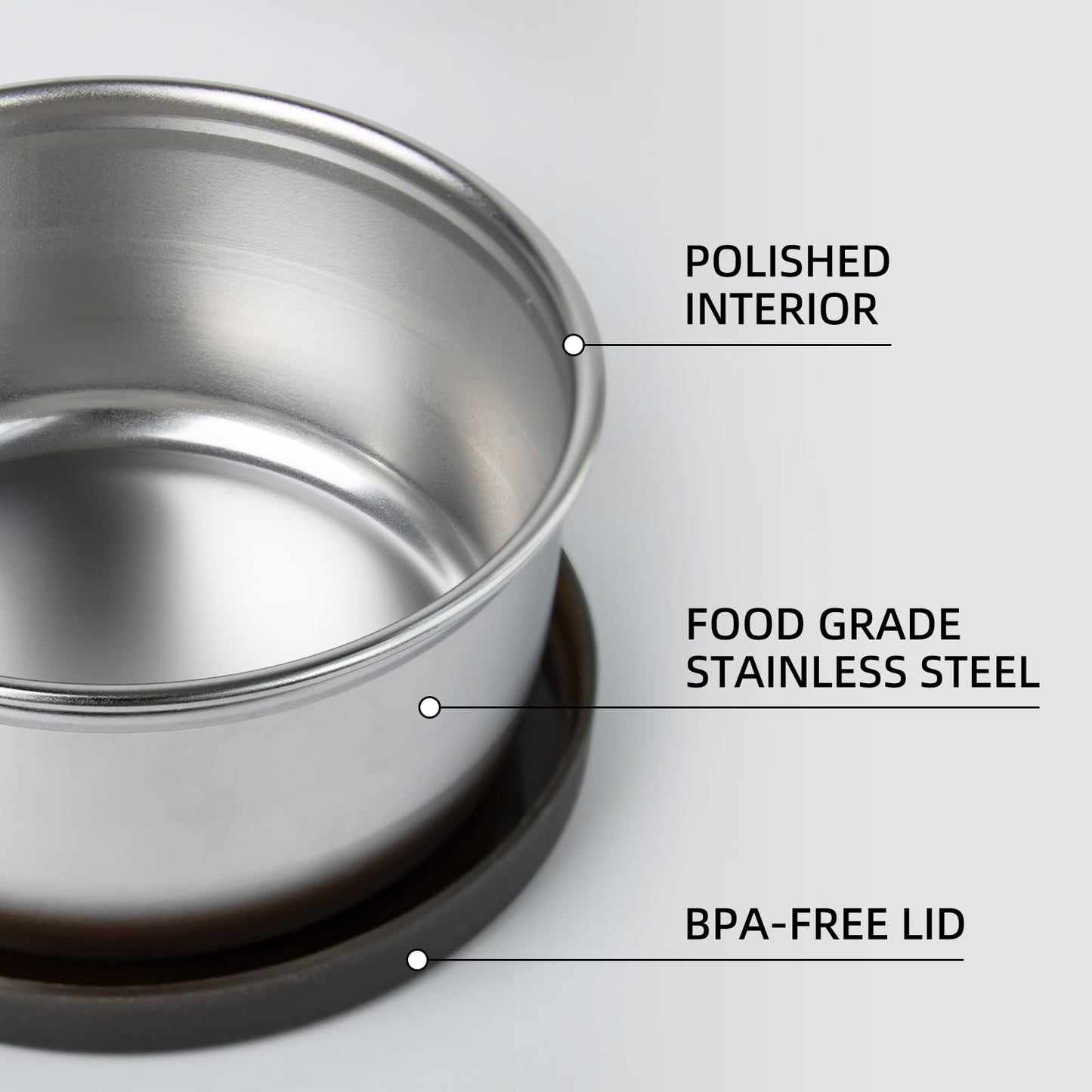 Iyulania 8.5 oz Stainless Steel Lidded Bowls, 4 Pack Unbreakable Small bowls with BPA-free Plastic Lids for Meal Prep, Cooking, Snacks, Leftovers
