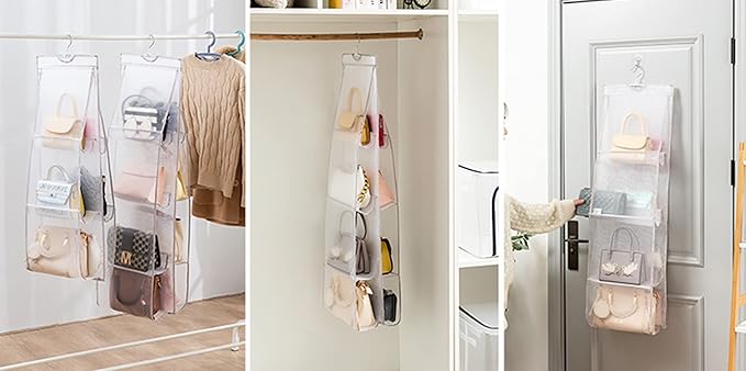 AARAINBOW 1 Pack Hanging Handbag Purse Organizer