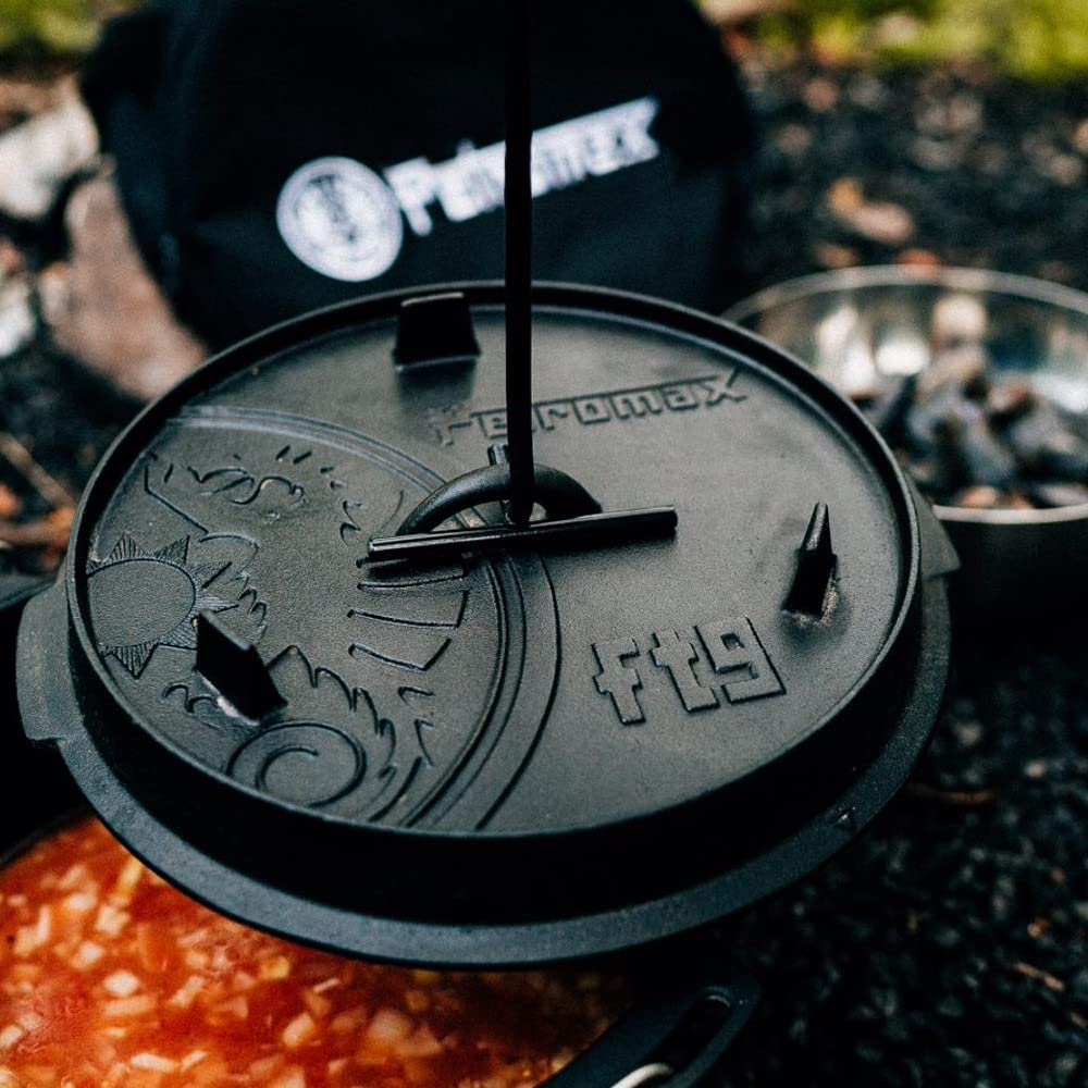 Petromax ft9-Dutch Oven - Black - Flat Base