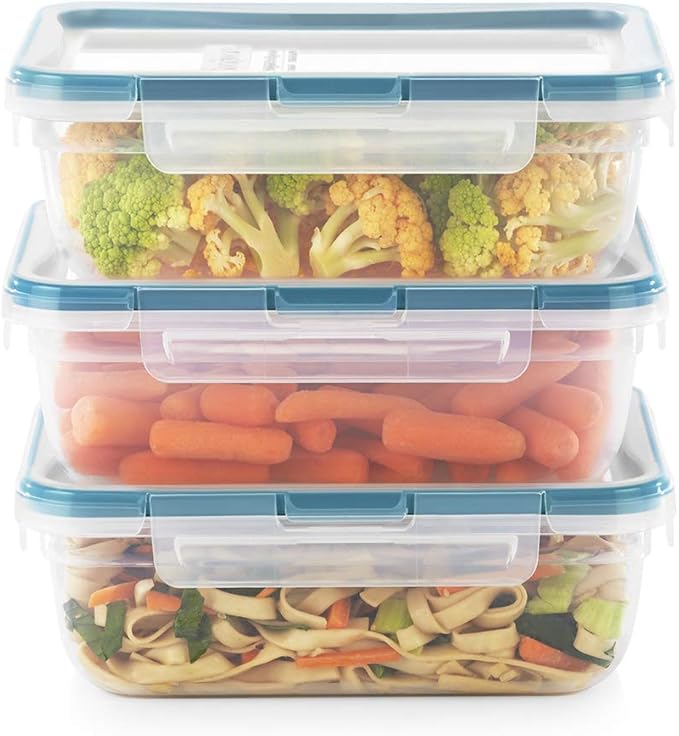 Snapware Food Storage Containers, Rectangular | Leakproof & Airtight | BPA-Free