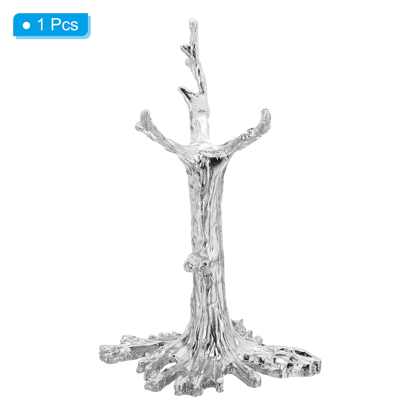 PATIKIL Crystal Ball Stand, Sphere Display Stand Photography Props for 40 to 60mm Crystal Balls Ornament Rack Holder Metal Base Tree Shape, Silver
