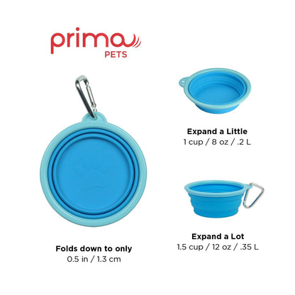 Sale Collapsible Silicone Water Travel Bowl with Clip for Dog and Cat, Portable and Durable Pop-up Feeder for Convenient On-The-go Feeding Size: Large (5 Cups) Grey