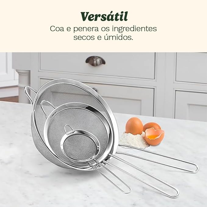 Cuisinart Mesh Strainers, CTG-00-3MS Silver