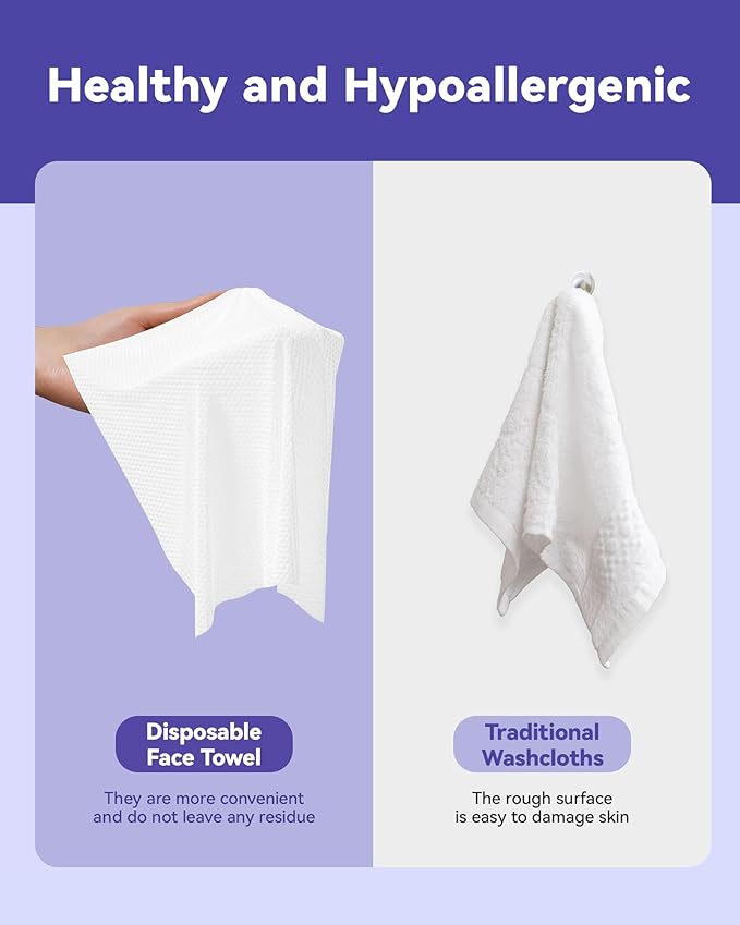 Face Towels Disposable, Face Towelette Disposable, Soft Disposable Face Towel