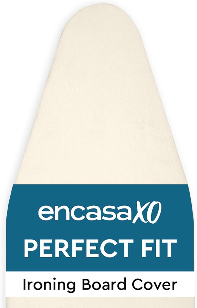Encasa XO Ironing Board Cover and Pad 54"x15" - 4mm Felt Large Iron Board Cover