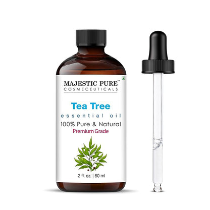 Majestic Pure Lavender Essential Oil with Glass Dropper - Huge 4 Fl Oz - 100% Pure and Natural Lavender Oil - Premium Grade Essential Oils for Diffuser, Aromatherapy, Soap and Candle Making