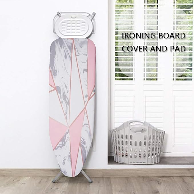 Ironing Board Cover and Pad Extra Thick Padding 19 X 50 Inch Fits Large and