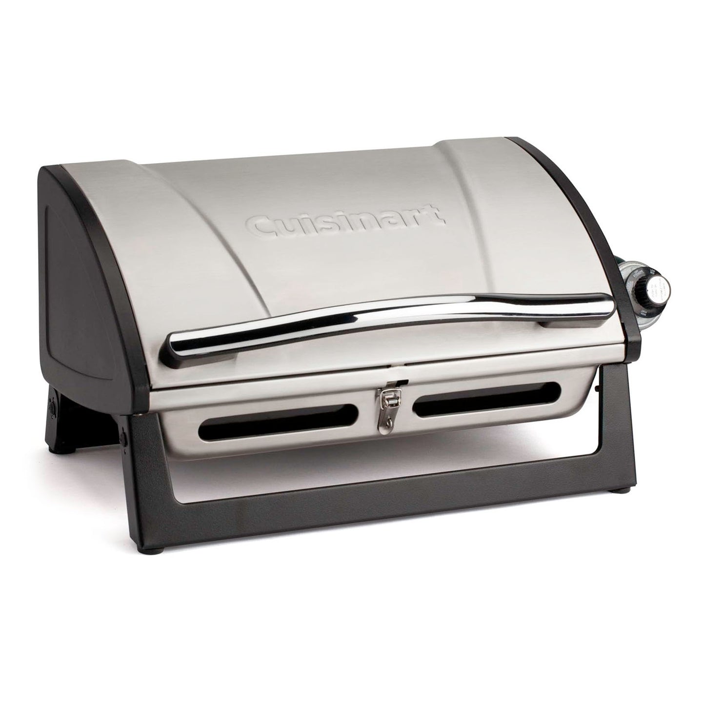Cuisinart Grillster 8,000 BTU Portable Propane Tabletop Gas Grill and Cuisinart 4 Foot LP Adaptor Hose