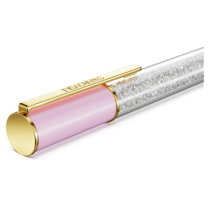 Swarovksi Crystalline Lustre ballpoint pen, Pink, Gold-tone plated