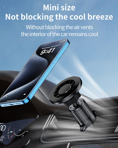 Vent Phone Mount for Car, Magnetic with Car Phone Holder, Case-Friendly & Secure Fit Black