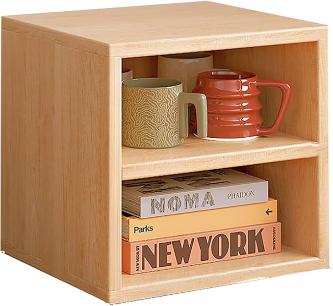 Versatile wooden storage cabinet, space-saving modular organizer