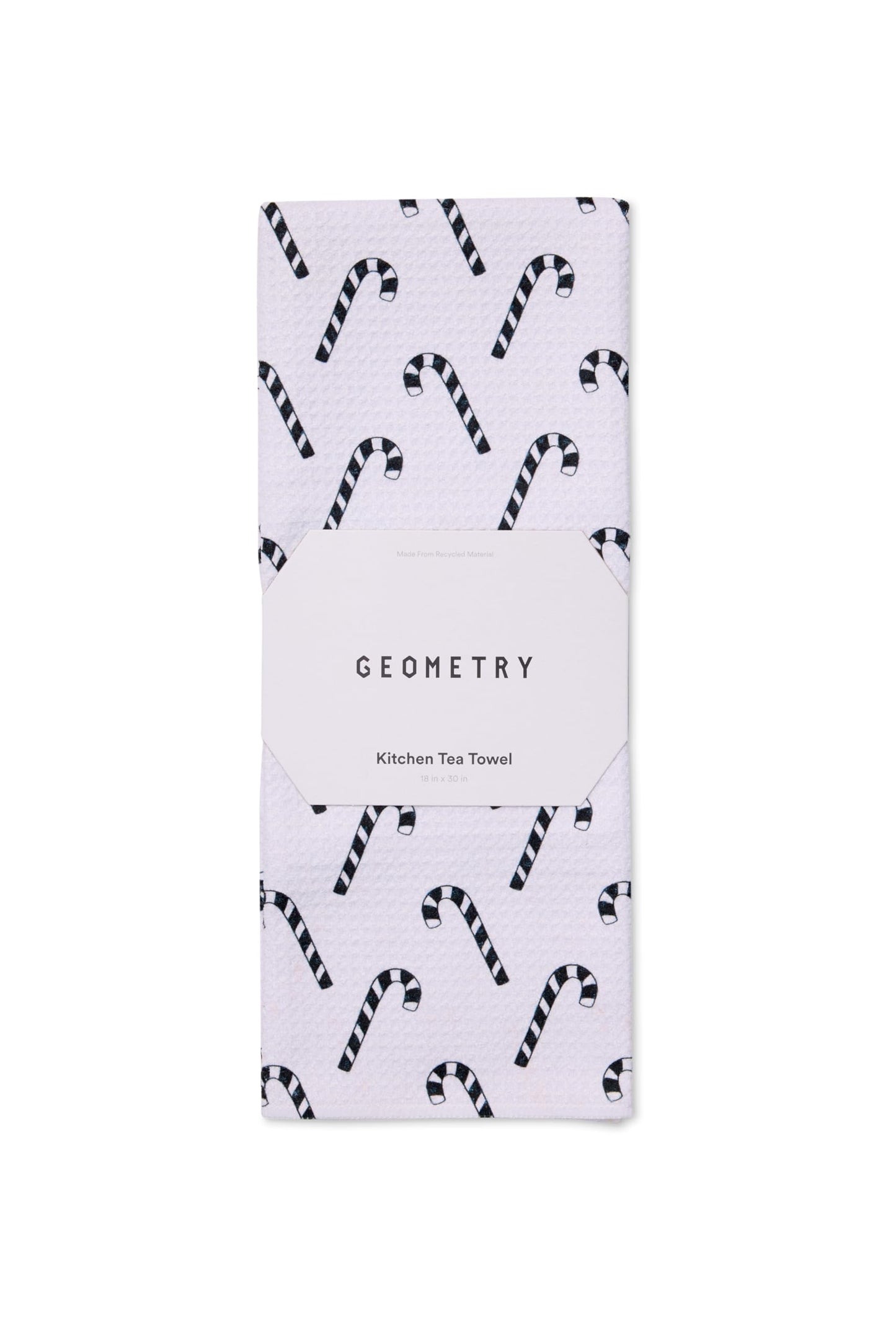 GEOMETRY Christmas Kitchen Towels - Quick Dry Microfiber Cloth Dish Towels for Kitchen Drying - Premium Quick Dry Towel - Peppermint Pop