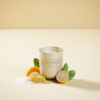 Chesapeake Bay Candle Intentions Collection Candle Be Positive: Perspective is everything (Citrus Sugar) 13 oz Home Décor