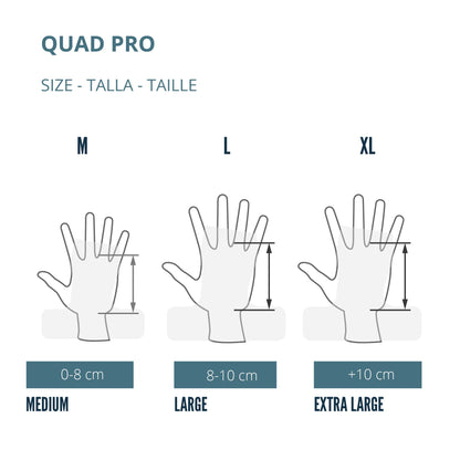 Velites I Grips Quad Pro I Professional Grips for Cross Training or Gymnastics I Suitable for Any Surface I Use with Magnesium I Include Fabric Wristbands to Gift Match.
