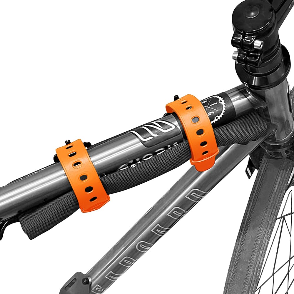 Utility Straps Pro (2-Pack) - Heavy-Duty 40lb Secure Straps for Bikes, Skis, Moto Gear, Tools & More - Freeze-Proof, Safety Orange (27.5in(70CM))