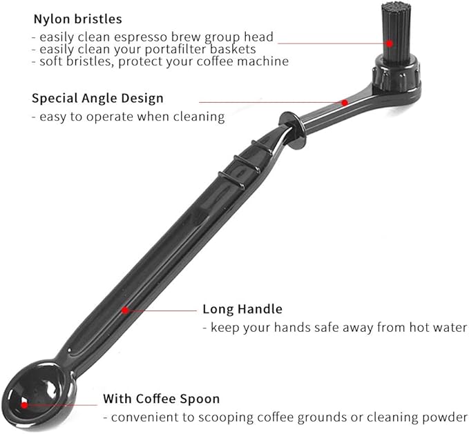 Espresso Machine Cleaning Brush Tool