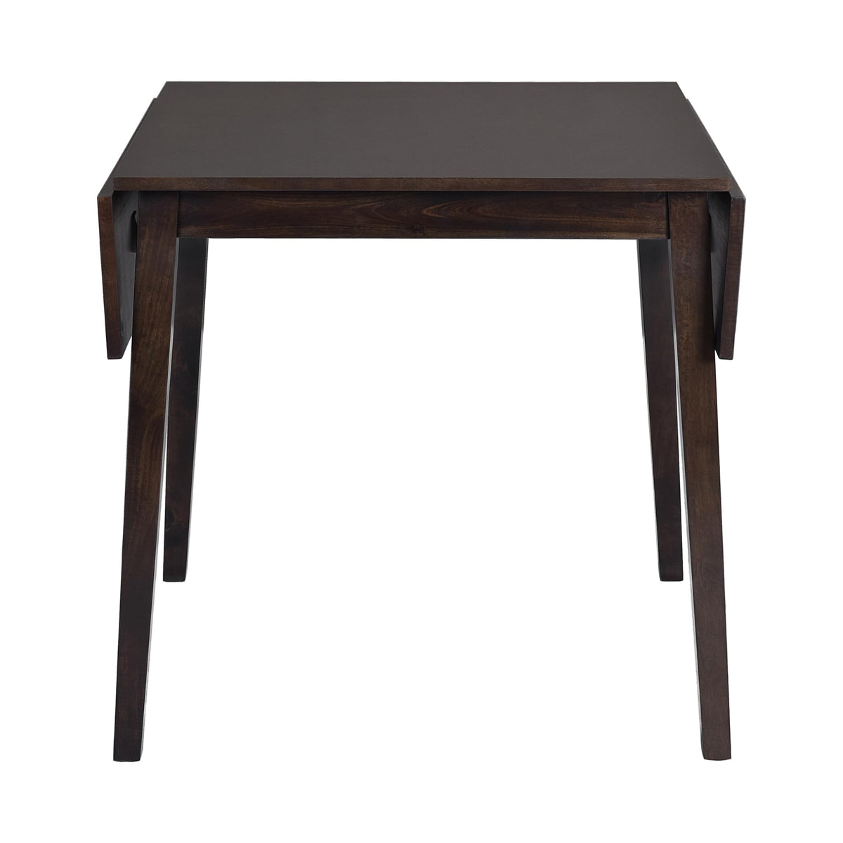 Merax Wooden 29"- 45" Extendable Rectangular Dining Table with Drop Leaf, Fits up to 4, Easy Assemble Espresso