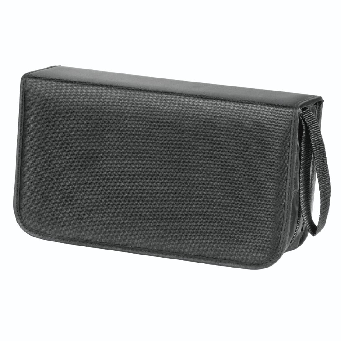 Hama CD Wallet for 120 Discs | CD/DVD/Blu-Ray | Folder for Storage, Space-Saving for The Office, Car and at Home| Black