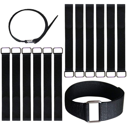 VIGAER 12 inch Reusable Fastening Cable Straps - Hook and Loop Fixing Straps - 12 Pack