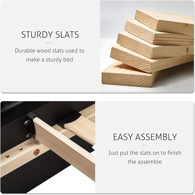 SHA CERLIN King Size Bed Frame
