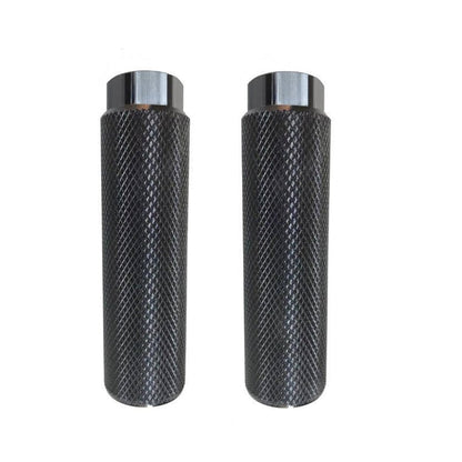 HOUSON 2 PCS Bicycle Pegs, Aluminum Alloy Bicycle Foot Pegs Bike Pegs Bicycle Footrests for Mountain Bikes Road Bike 100 * 28mm Black