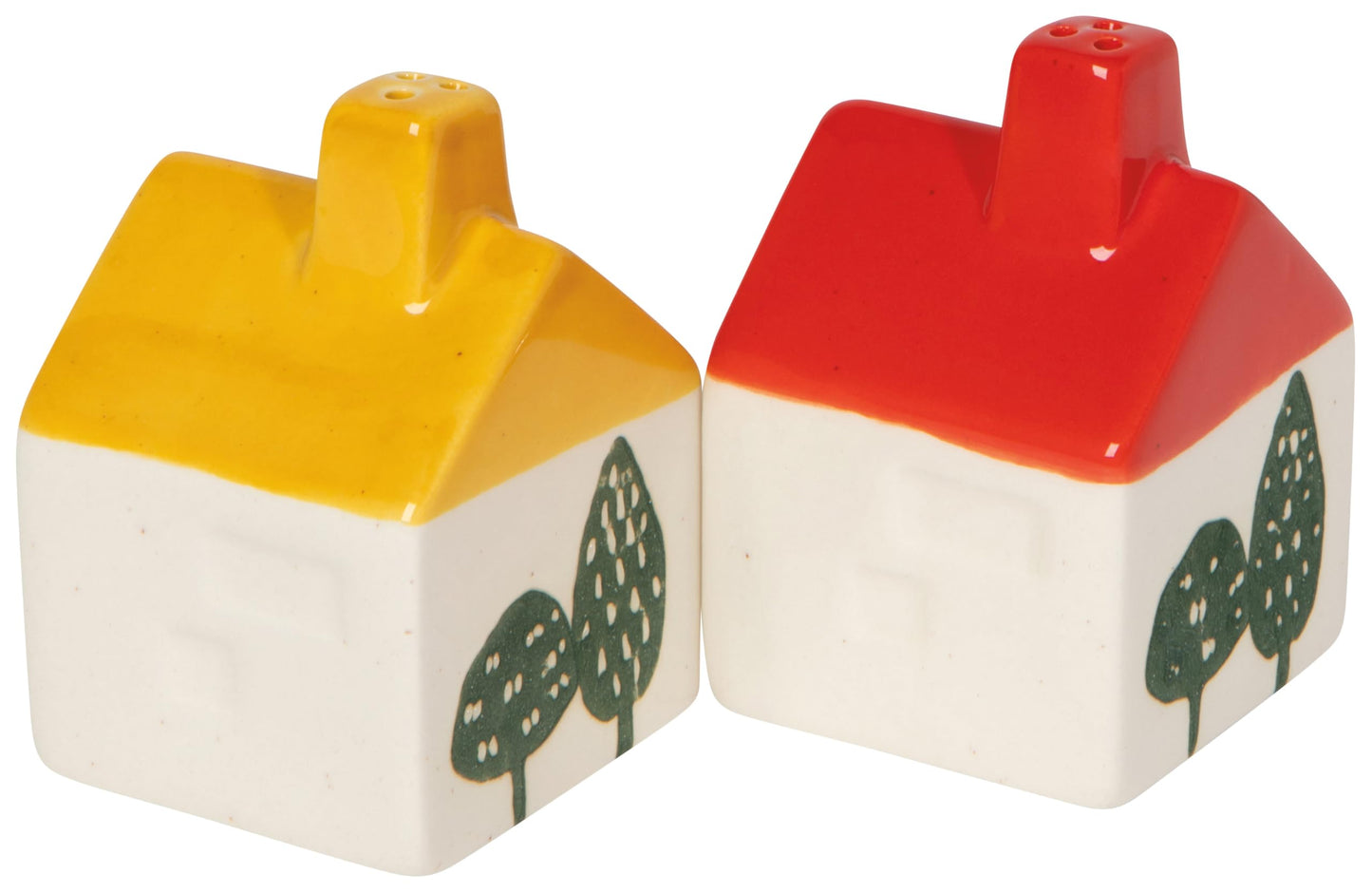 Jubilee Stoneware Salt and Pepper Shakers Set of 2