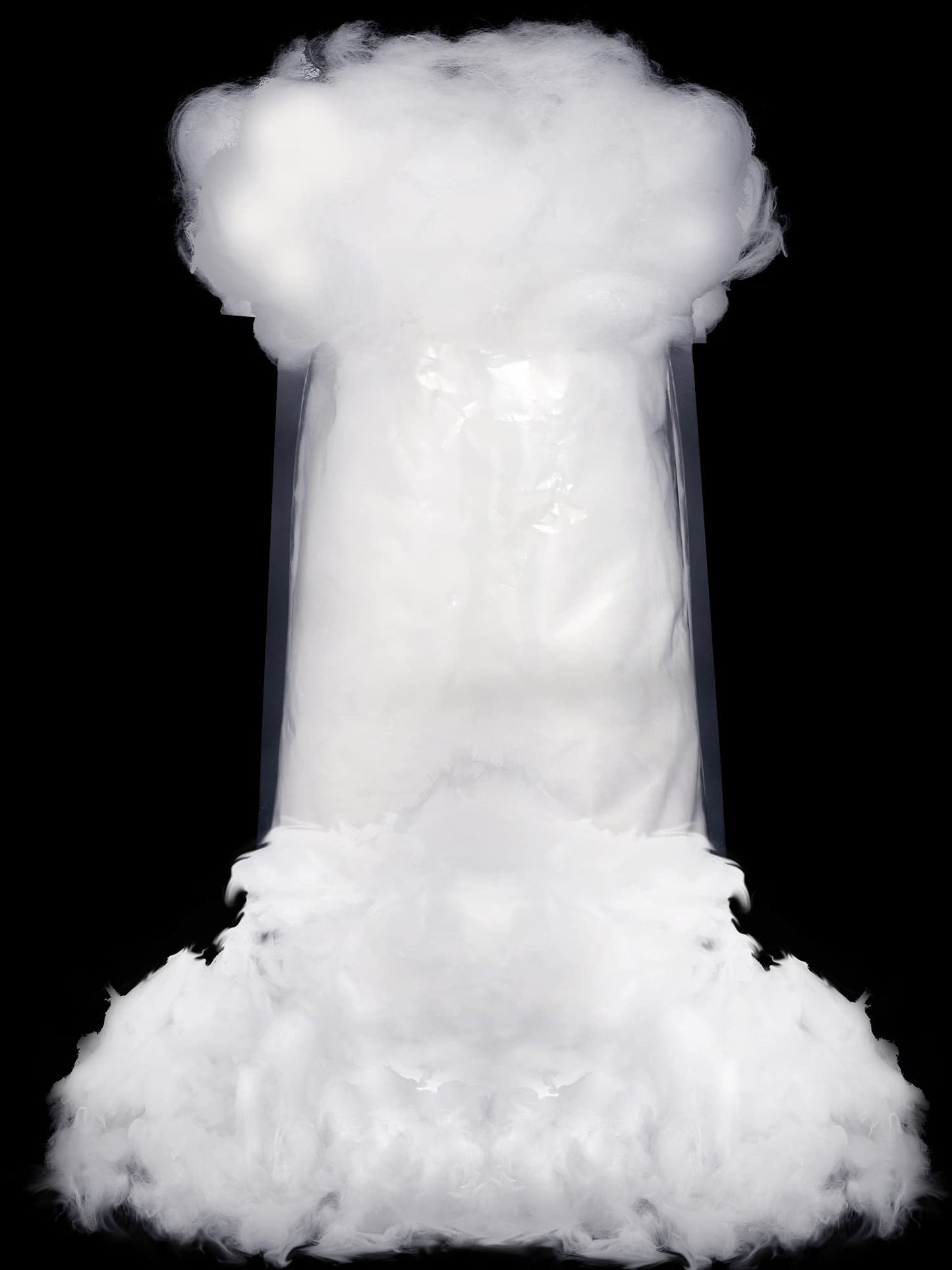 Riakrum Fake Snow Decor Fiber Artificial Snow Cotton Snow Fluffy Indoor Decoration for Winter Mantle Christmas Decoration(60 g)