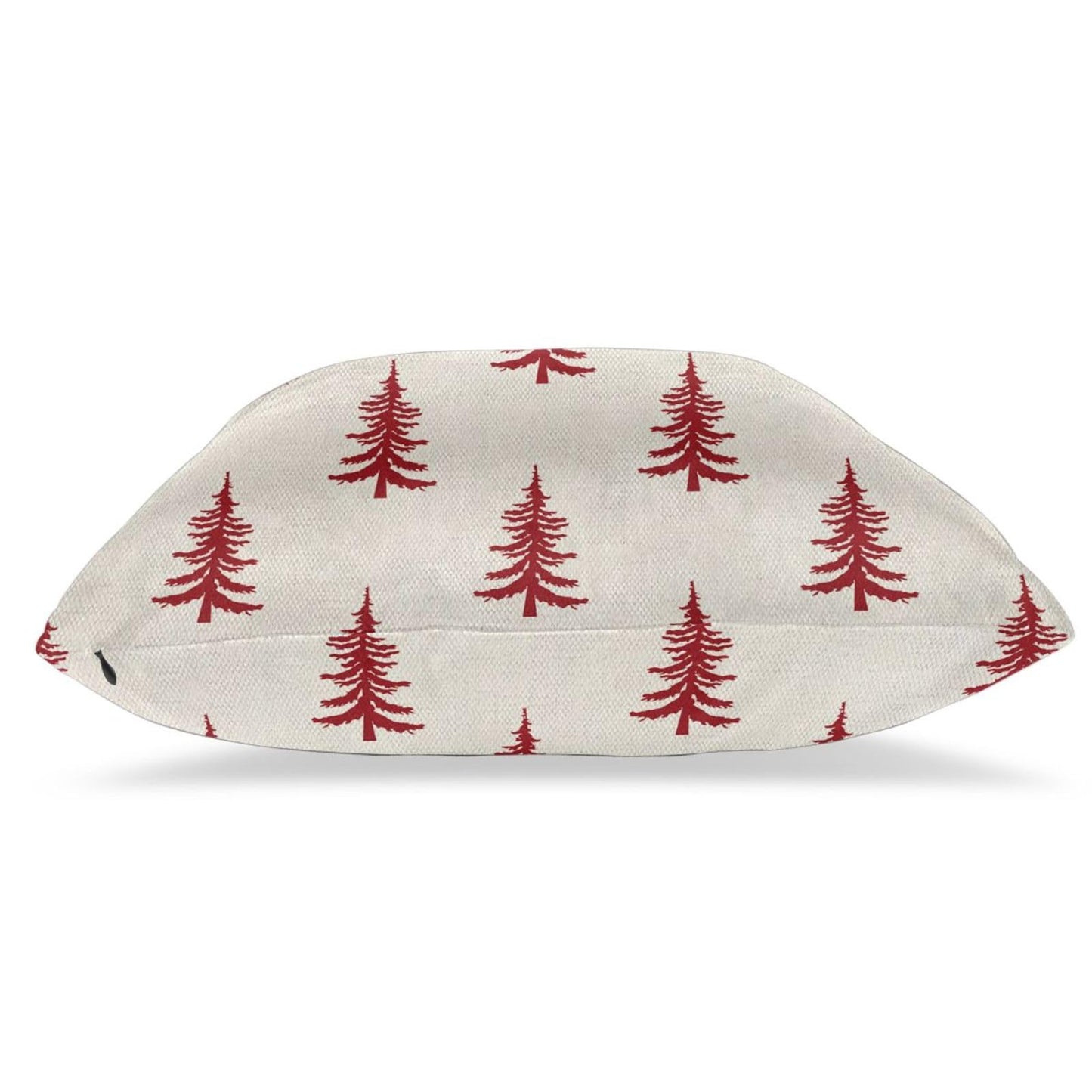 Sunshineyan Christmas Pillow Covers 22 x 22 Inch Set of 2, White Red Chirstmas Tree Decorations Throw Pillow Covers Outdoor Winter Holiday Farmhouse Xmas Cushion Case Linen Square for Home Couch Sofa