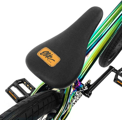 Elite BMX Bicycle 18", 20" & 26" Model Freestyle Bike - 3 Piece Crank (Oil Slick, 20")