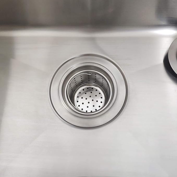 Kitchen Sink Drain Basket Only, 3-inch Basket