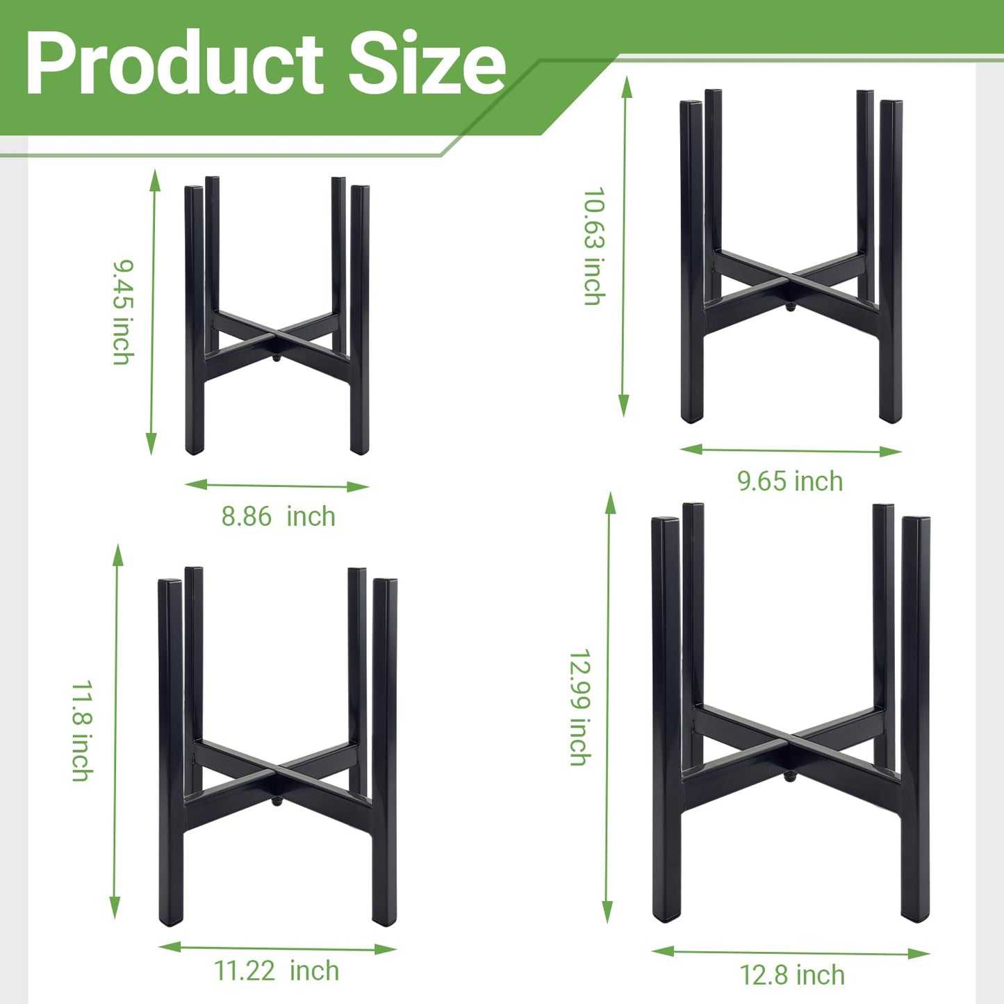 XYCCRX 4PC,Plant Stand Indoor,Plant Shelf,Plant Stand Outdoor,Suitable For Gardens ,Courtyards,Homes,Offices,Cafes,and Plant Racks