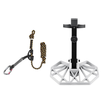 NatureBlend Tree Stand Safety Rope Hunting Platform, 12"x12" Die-Cast Aluminum Saddle Hunting Platform, Silent Adjustable Tree Saddle Platform
