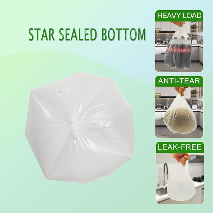 Small Trash Bags, Inwaysin Small Garbage Bags 4-6 Gallon Biodegradable Can