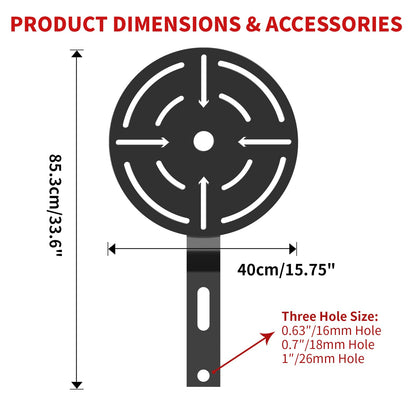 AHTAPFON Wall Ball Target for Rack Mounted with Extension,Medicine Ball Target for Power Rack Attachments,Home Gym Exercise Ball Squash Fitness for Enhance Explosive Power