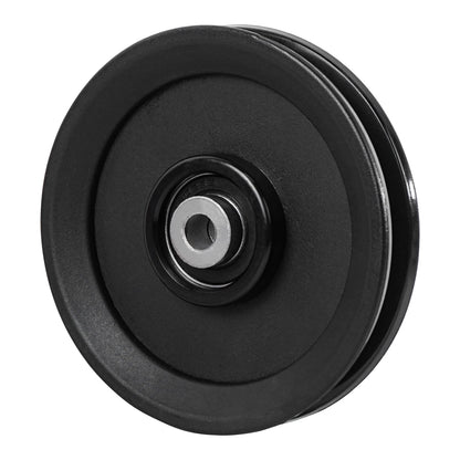 Luwint 115mm/4.5” Bearing Pulley Wheel, 1 Pcs Pulley Replacement Home Gym System Equipment Parts Cable Machine
