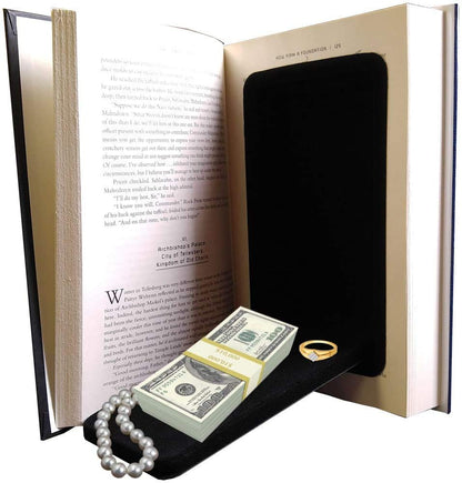 STREETWISE Large Hardbound Book Safe – Hidden Storage Book – Conceal Valuables in Plain Sight – Decoy Design