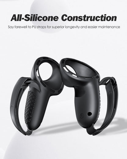 SUPERUS Head Strap & Controller Grips Cover for Meta Quest 3S/Quest 3, Enhanced Head Comfort and Provides Protection for The Grips