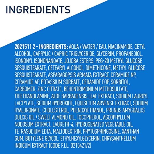 CeraVe Eye Repair Cream, Under Eye Cream For Puffiness And Bags Under Eyes, Hyaluronic Acid + Niacinamide + Marine Botanical Complex, Oil Free & Opthalmologist Tested