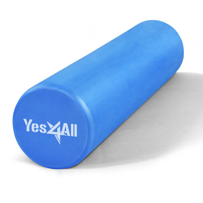 Yes4All EVA Firm Foam Roller for Back - Round Back Roller for Exercise, Yoga & Pilates 12/18/24/36 inch
