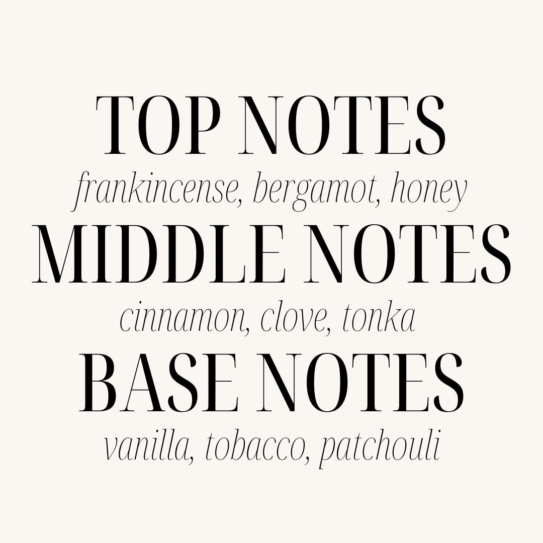 Sand + Fog Scented Candle - Honey Tobacco - Additional Scents and Sizes – 100% Cotton Lead-Free Wick - Luxury Air Freshening Jar Candles - Perfect Home Décor for Your Cocktail Table – 23 oz