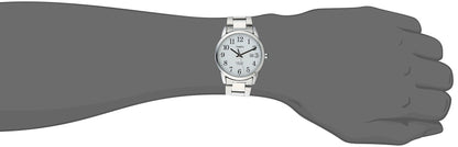 Timex Men's Easy Reader 38mm Watch – Silver-Tone Case White Dial with Silver-Tone Stainless Steel Bracelet