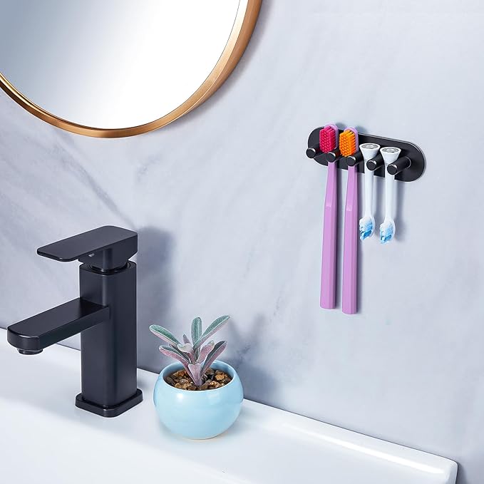 Electric Toothbrush Head Holder, Toothbrush Holders Wall Mounted, Adhesive