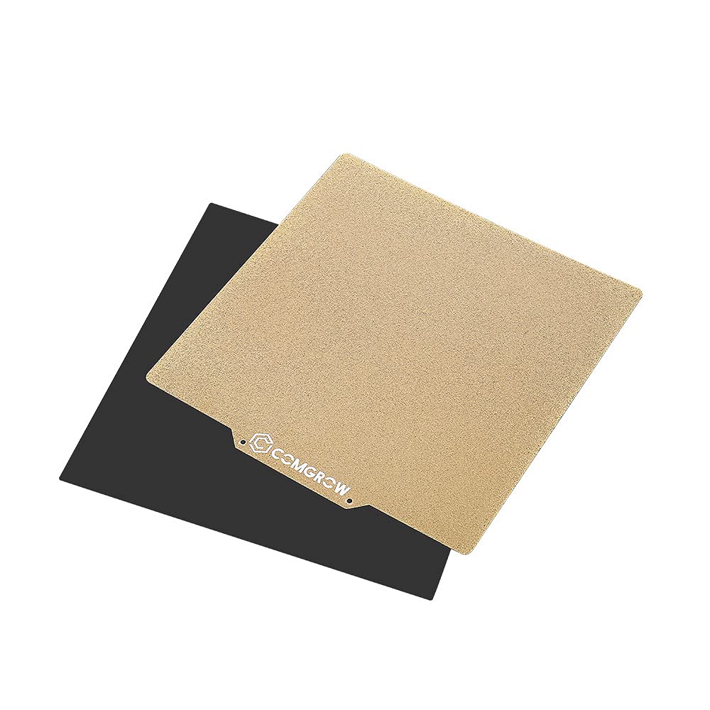 PEI Sheet 235x235 mm, Ender 3 Bed Magnetic Flexible Heated Bed with Adhesive for Creality Ender 3 Pro/Ender 3 V2/Ender 3 S1/Ender 3 S1 Pro/Ender 3 Neo/Ender 3 V2 Neo/Voxelab Aquila 3D Printer