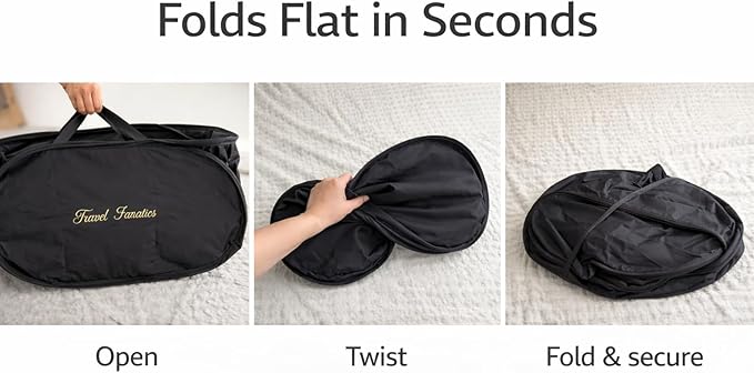 Travel Fanatics Collapsible Laundry Basket