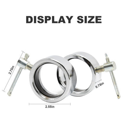 2-Piece Olympic Barbell Locking Collars, Fits 2-inch Olympic Barbell Screw Clamps, Suitable for Professional Gym Weight Training