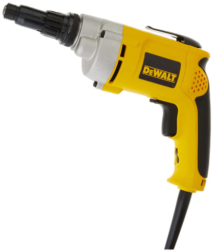 DEWALT Drywall Screw Gun, Variable Speed Reversible, 6.5-Amp (DW267), 0.25