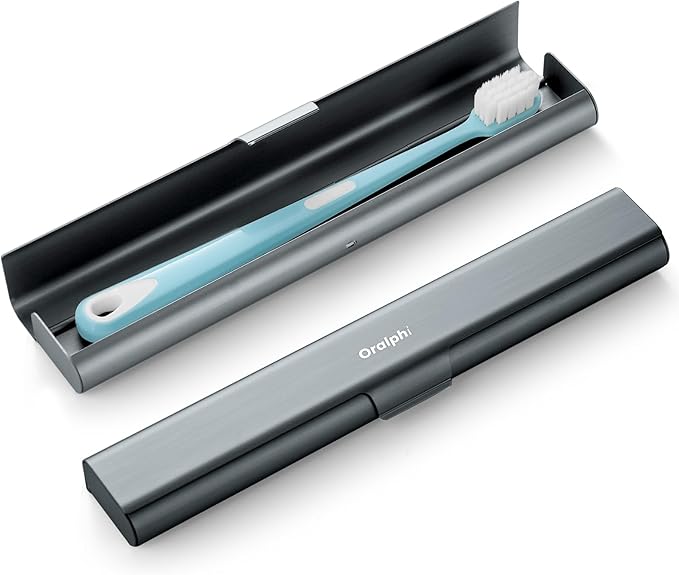 Aluminum Toothbrush Travel Case, Portable Travel Toothbrush Holder, Durable
